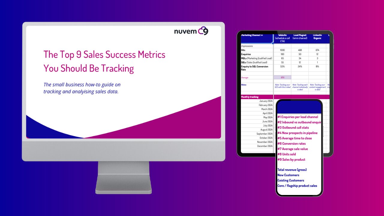 Money metrics to track - SME's and small businesses